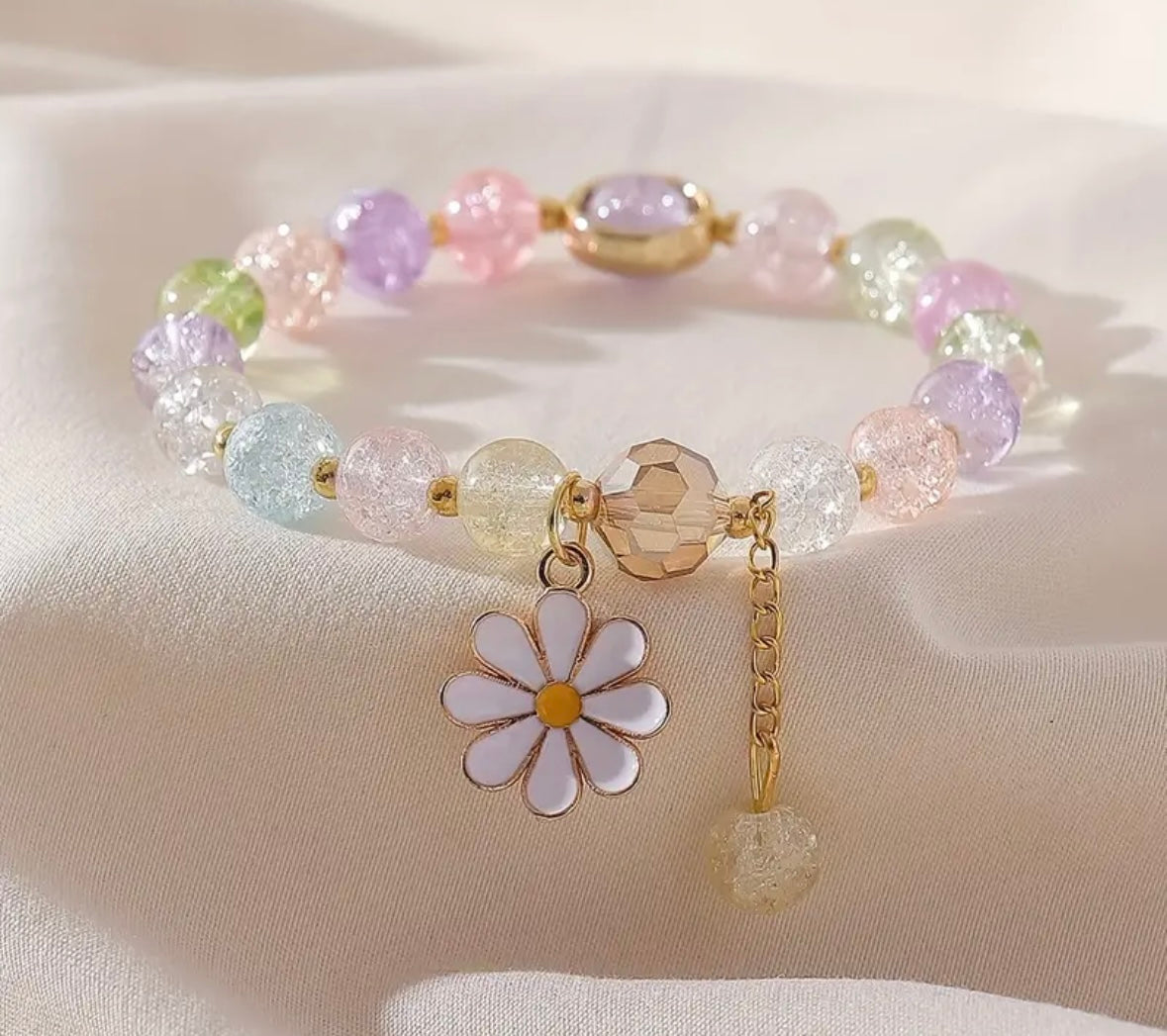 Daisy charm bracelet 7001