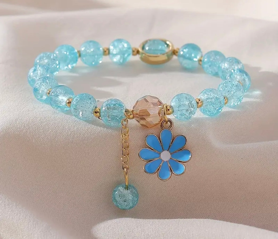 Daisy charm bracelet 7001