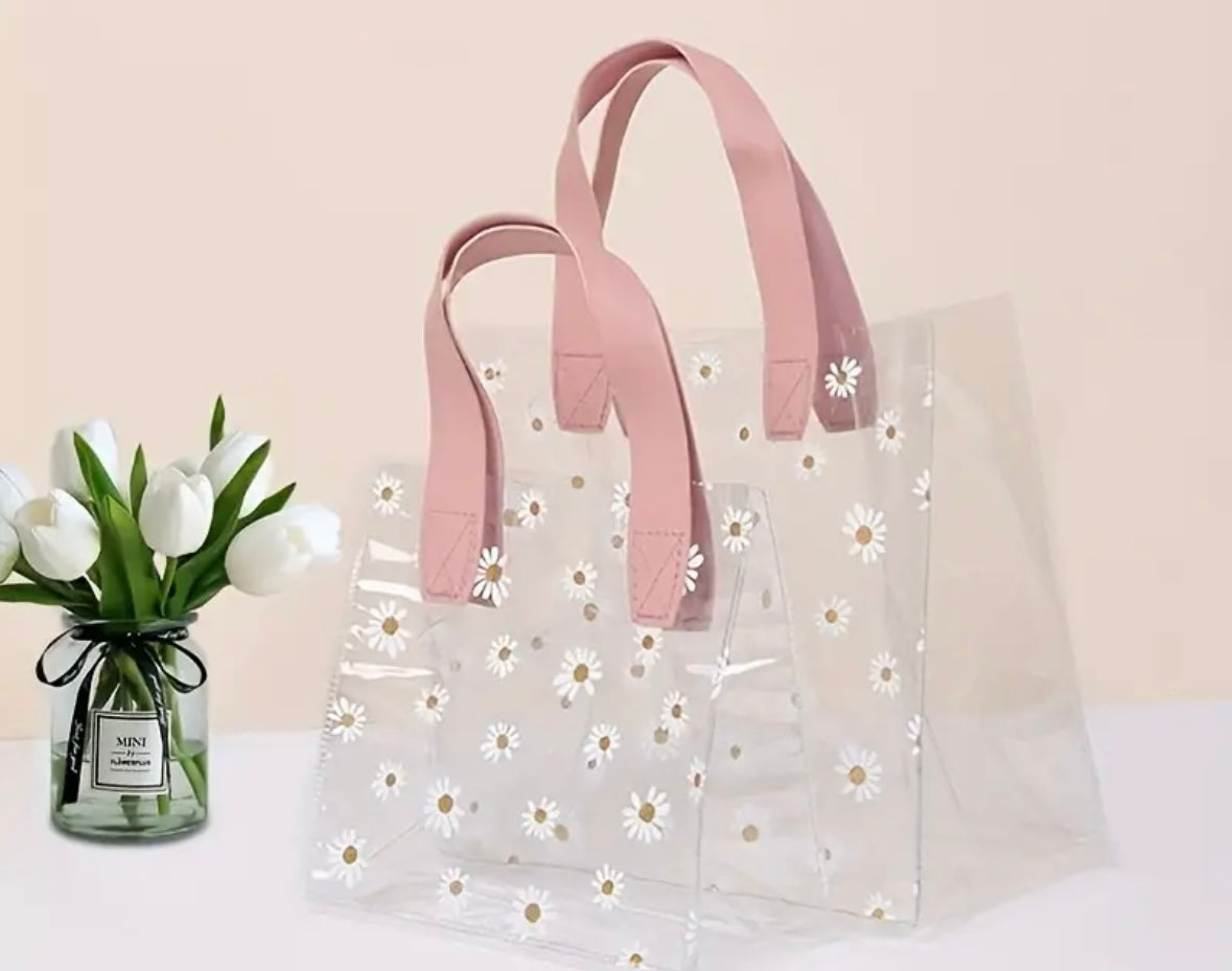 Clear daisy tote 12005